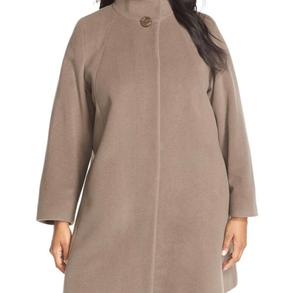 Cinzia Rocca Wool blend coat Stand Alone Collar